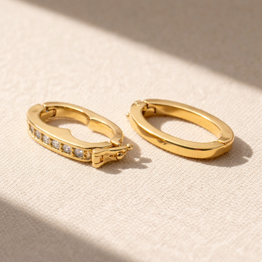 Hinged enhancer clasp